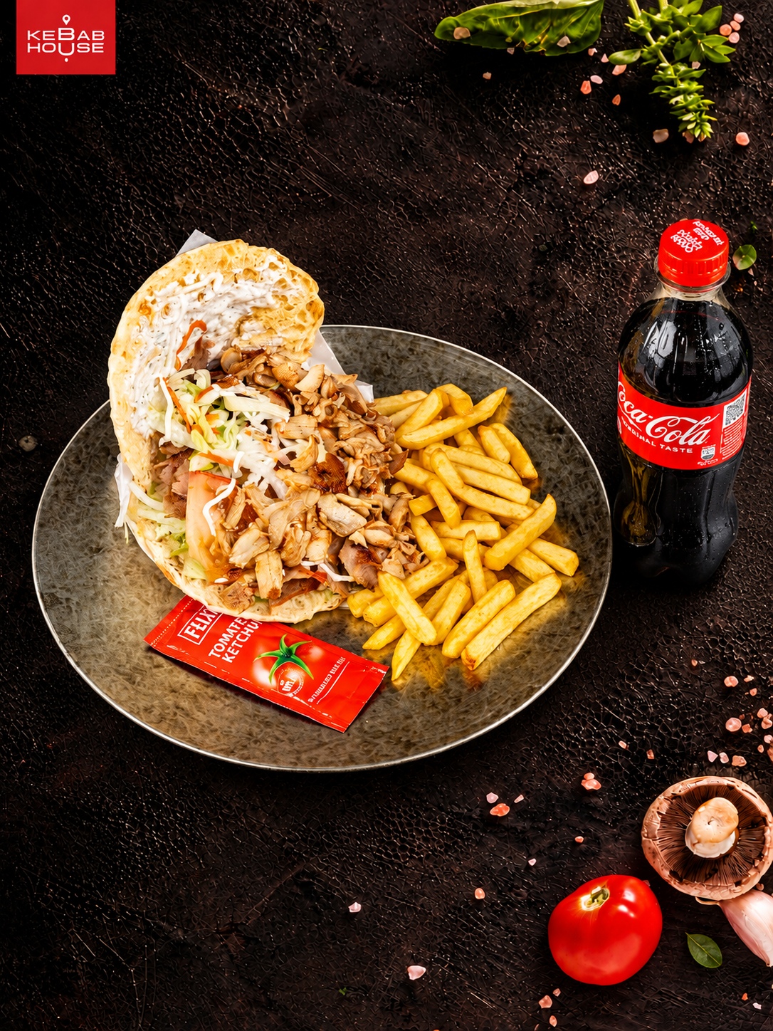 Pileći kebab lepinja — MENU