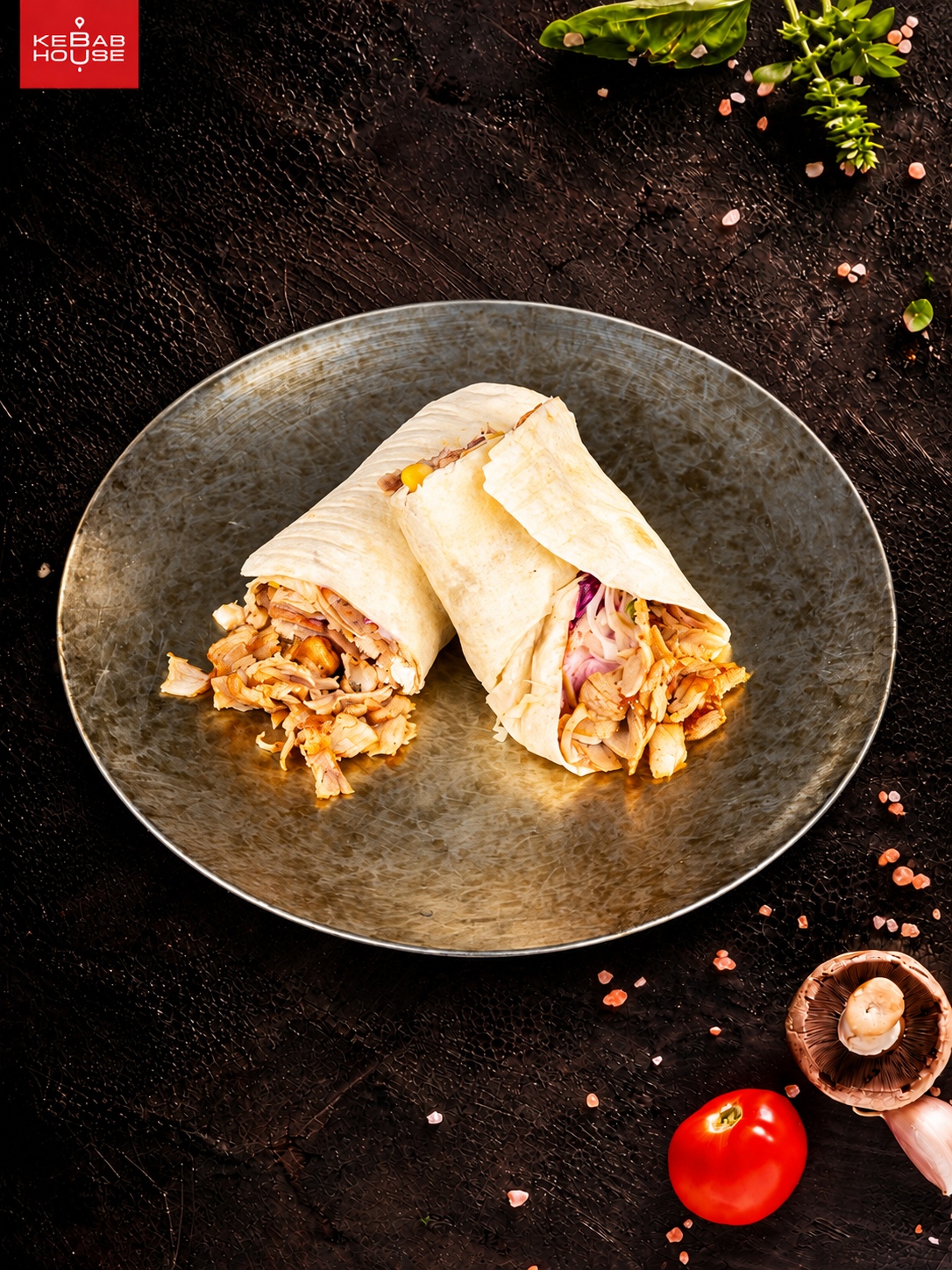 Pileći kebab tortilja