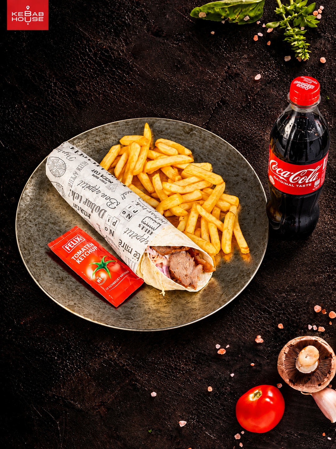 Klasik kebab tortilja — MENU