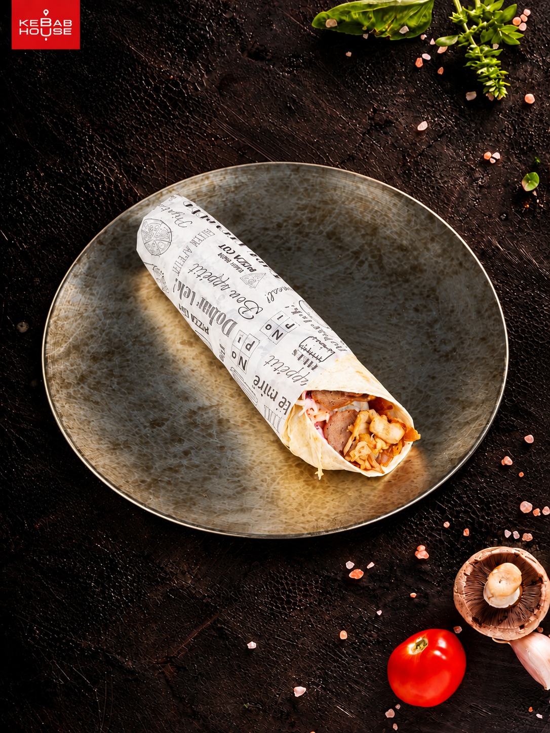 Klasik mix kebab tortilja